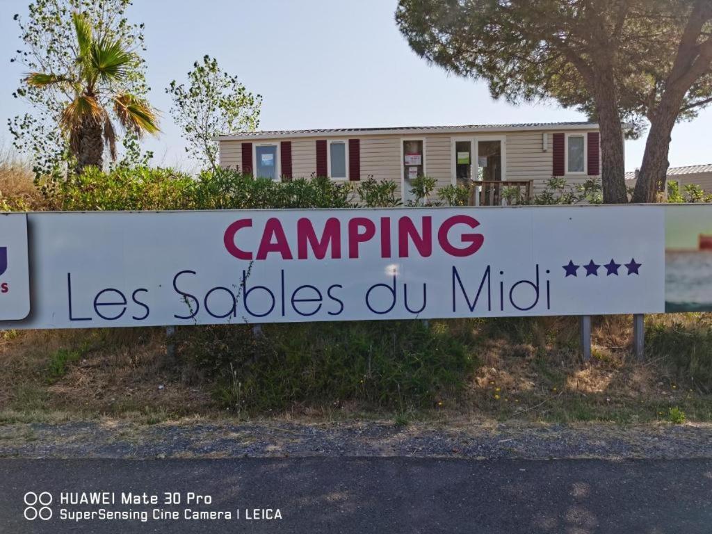 Mobil Home Les Sables Du Midi 4 Etoiles Valras-Plage Εξωτερικό φωτογραφία